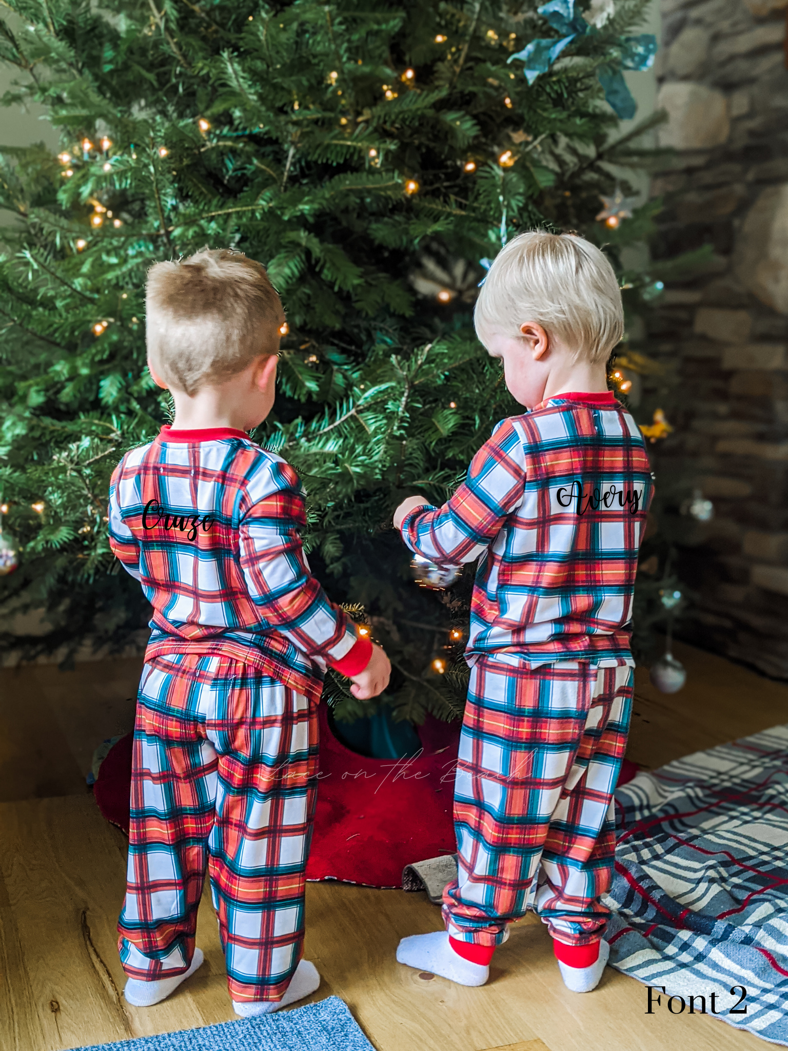 Whoville PJ set - Christmas family pajamas - Holiday pjs – Lace on the Beach